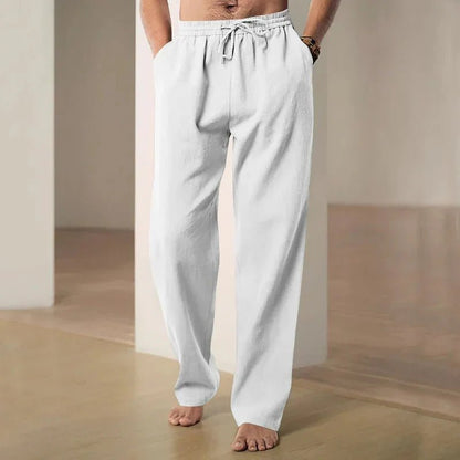 Airy Loose Fit Linen Pants - Harren Cole