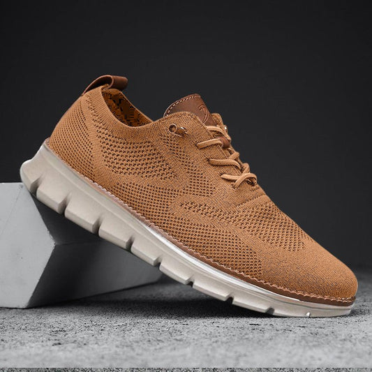 Brown Urban Comfort Sneakers for Men - Harren Cole