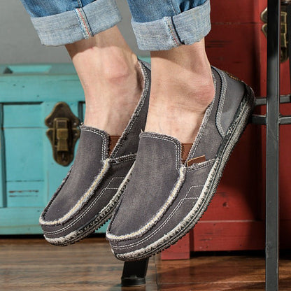 Casual Canvas Loafer Shoes for Men - Harren Cole