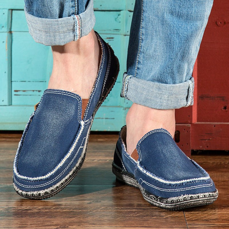Casual Canvas Loafer Shoes for Men - Harren Cole