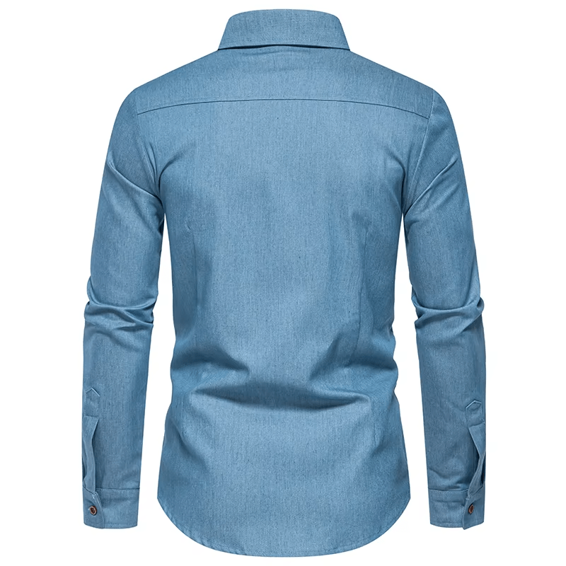 Classic Denim Shirt for Men - Harren Cole