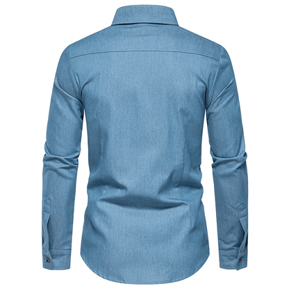 Classic Denim Shirt for Men - Harren Cole