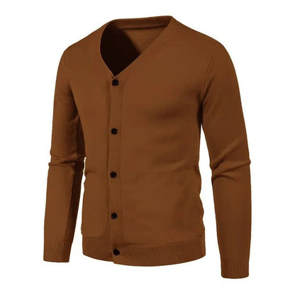 Classic Men's Wool Blend Cardigan Sweater - Harren Cole