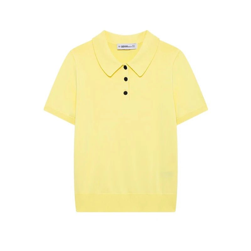 Classic Polo Shirt with Peter Pan Collar - Harren Cole