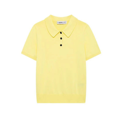 Classic Polo Shirt with Peter Pan Collar - Harren Cole