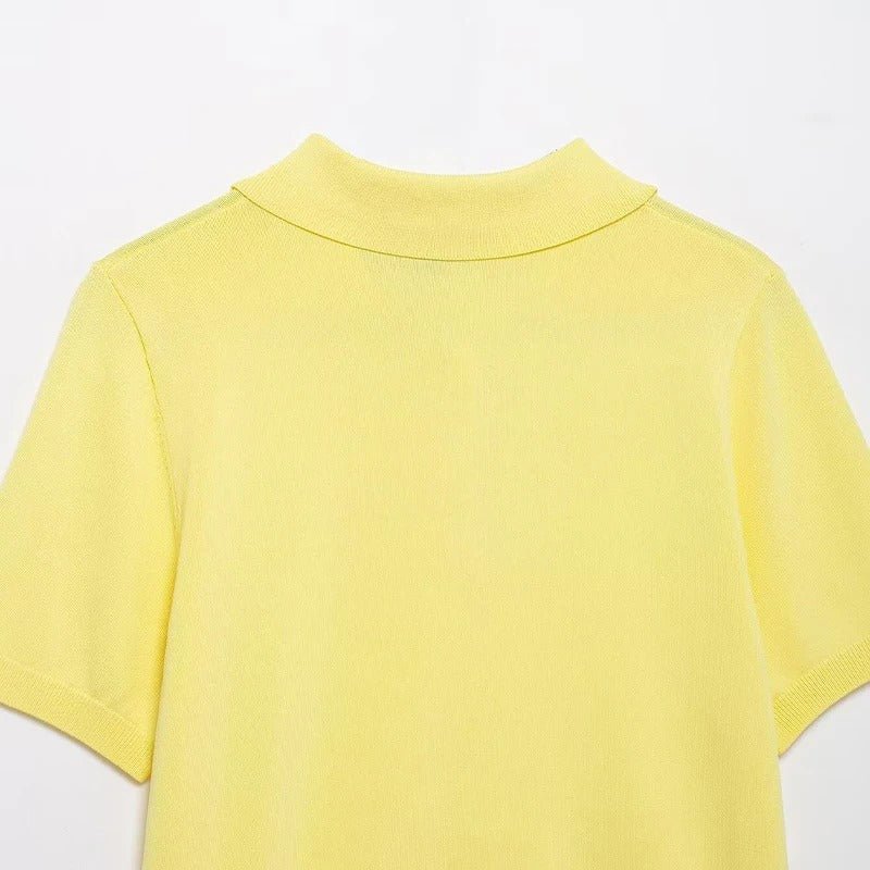 Classic Polo Shirt with Peter Pan Collar - Harren Cole