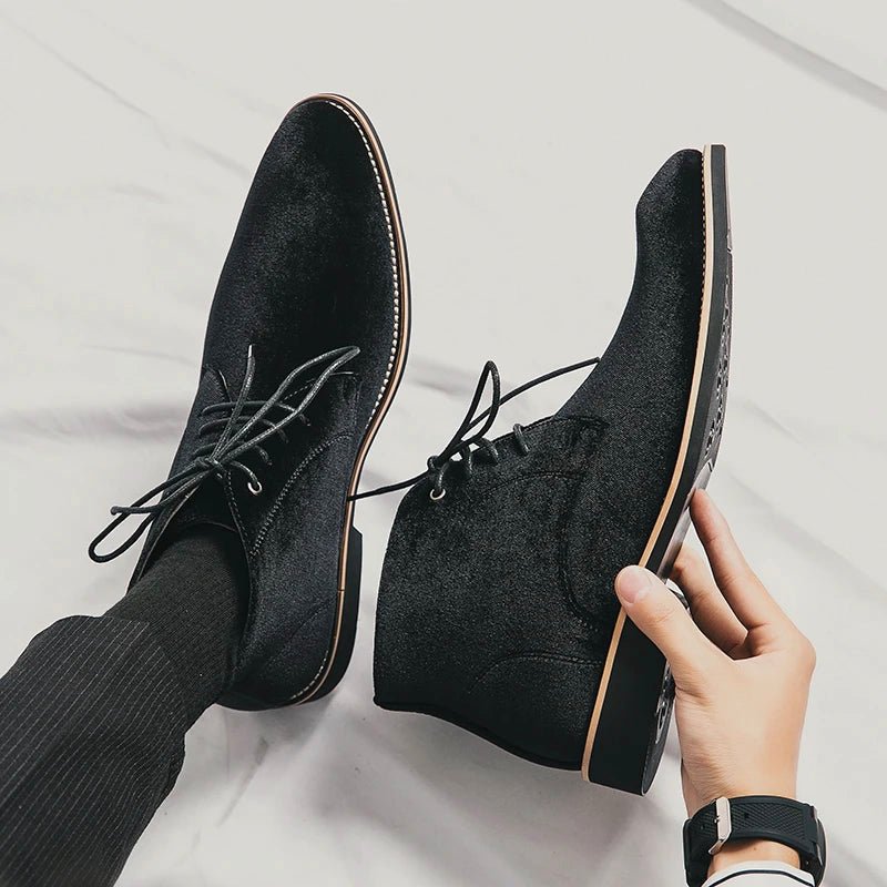 Classic Sterling Leather Lace - Up Boots for Men - Harren Cole