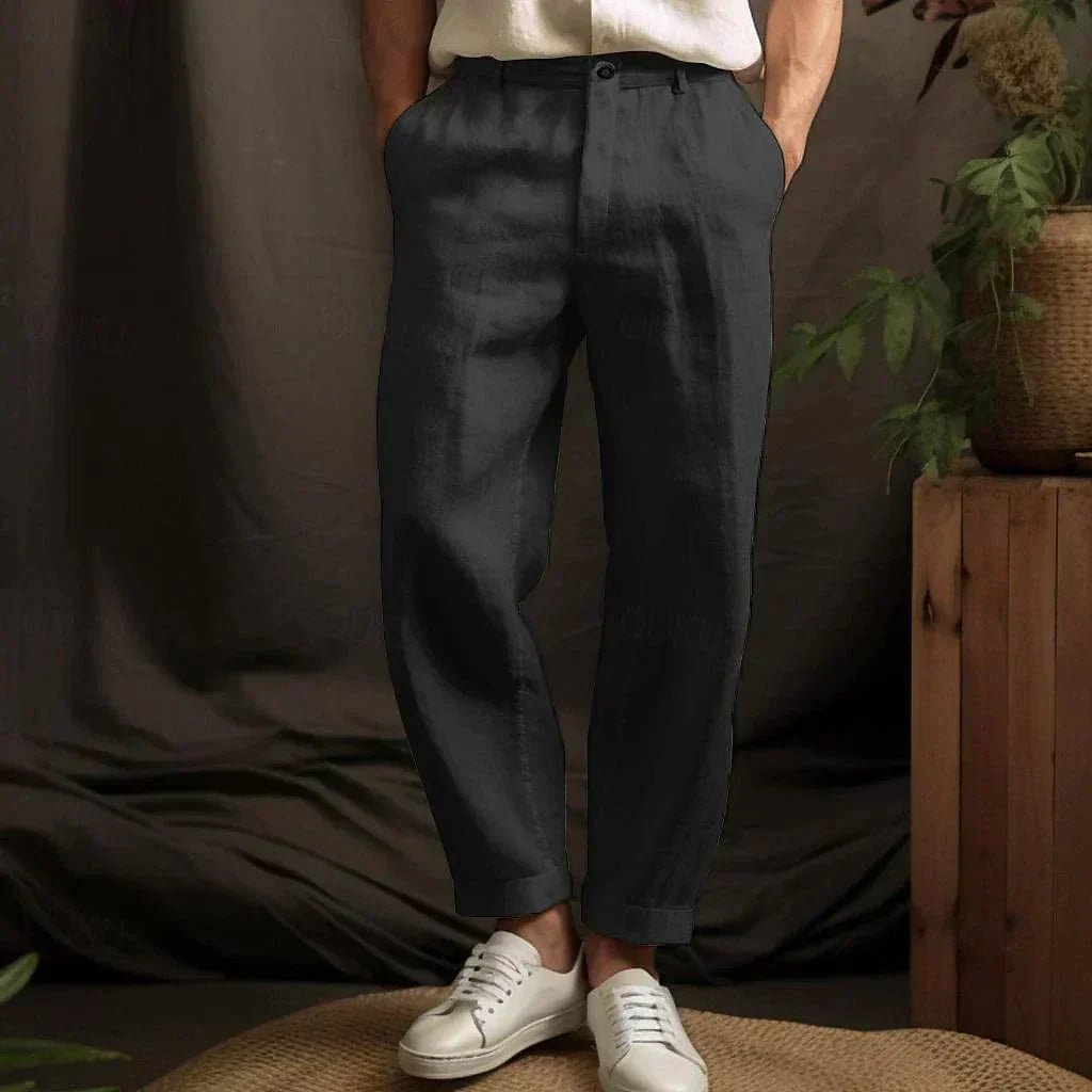 Comfortable Versatile Linen Pants for Everyday Wear - Harren Cole
