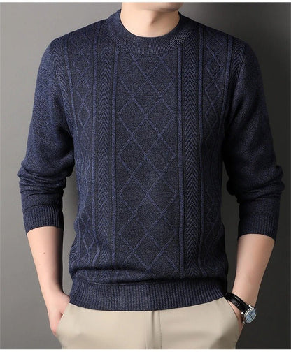 Elegant Men’s Knitted Sweater - Harren Cole