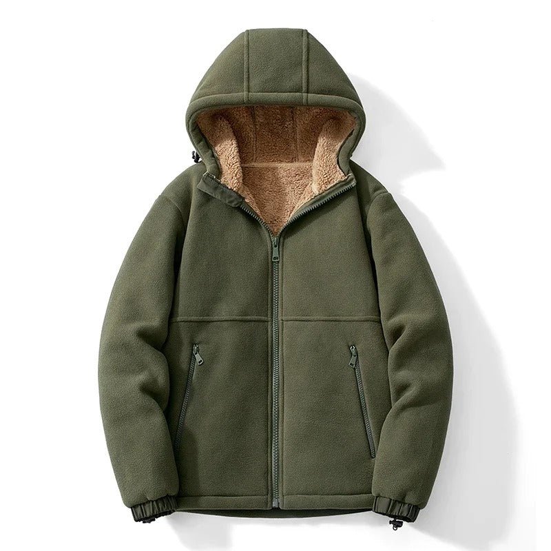 Fleece - Lined Hoodie Jacket - Harren Cole