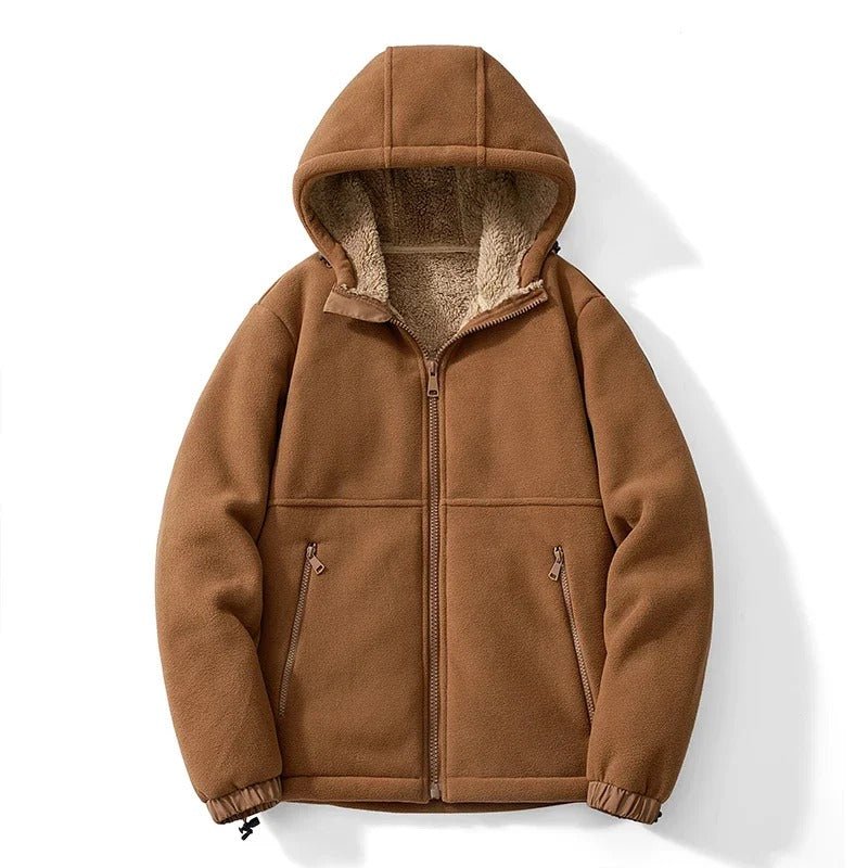 Fleece - Lined Hoodie Jacket - Harren Cole