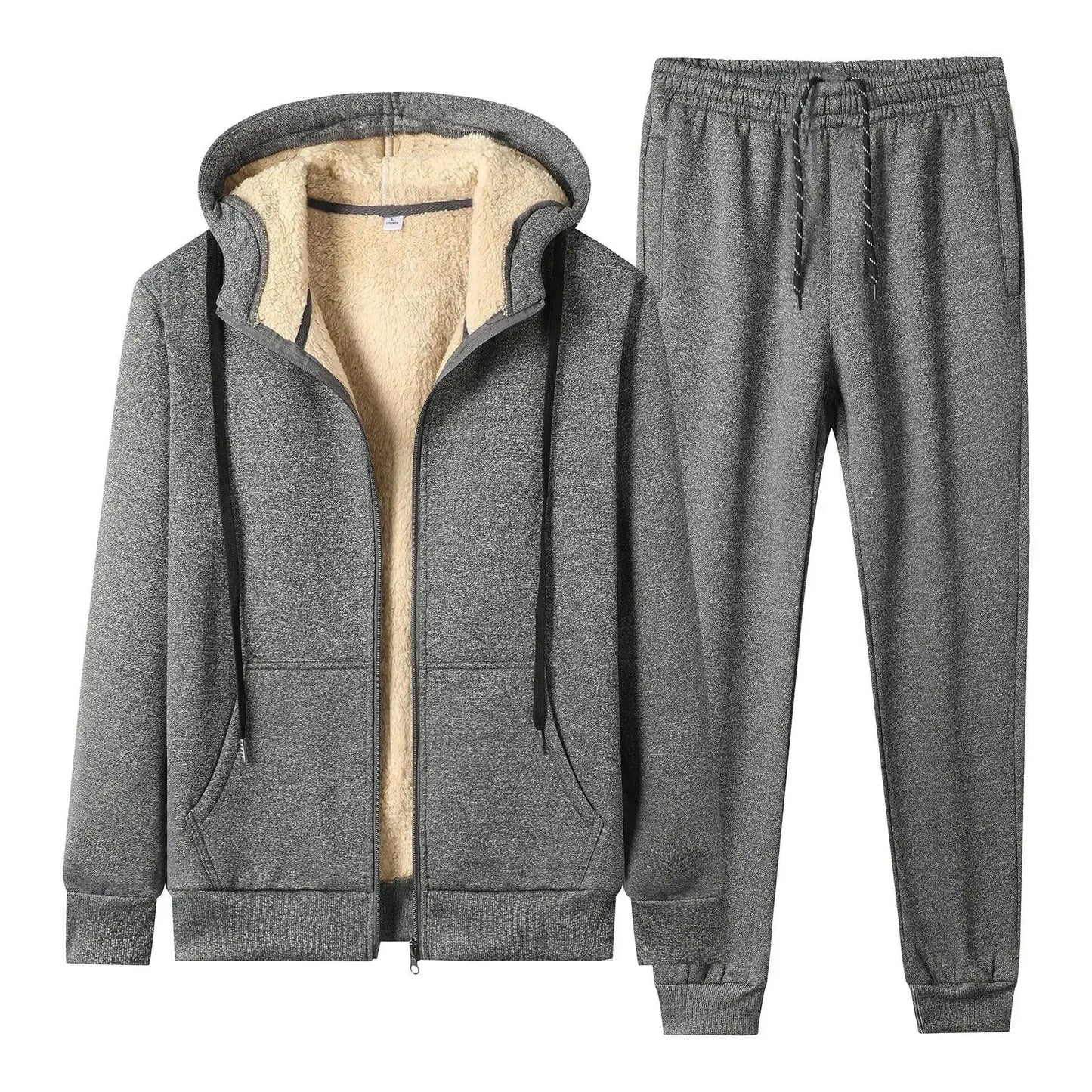 Fleece - Lined Tracksuit Set for Men - Harren Cole