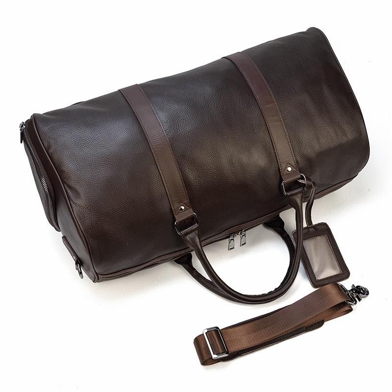 Genuine Leather Weekender Bag - Harren Cole