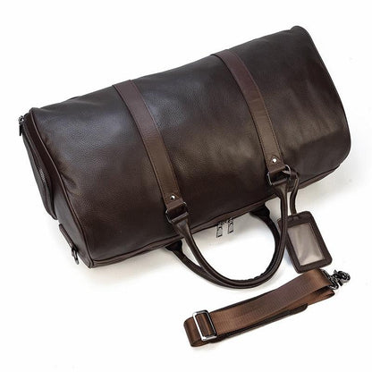 Genuine Leather Weekender Bag - Harren Cole