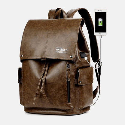 Men's Backpack with USB Charging Port - Harren Cole