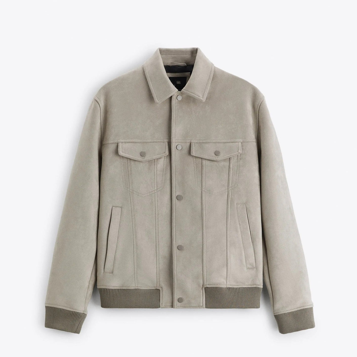 Men’s Biker Style Suede Jacket - Harren Cole