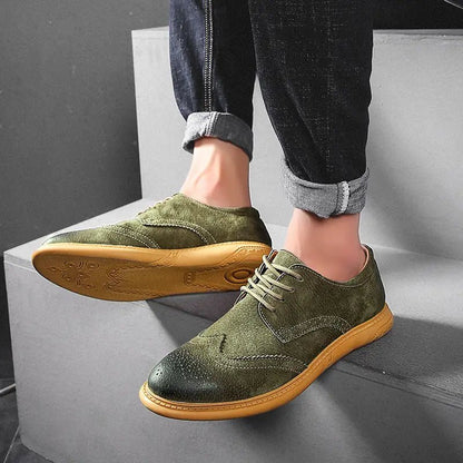 Men's Breathable Oxford Lace - Up Casual and Business Shoes - Harren Cole