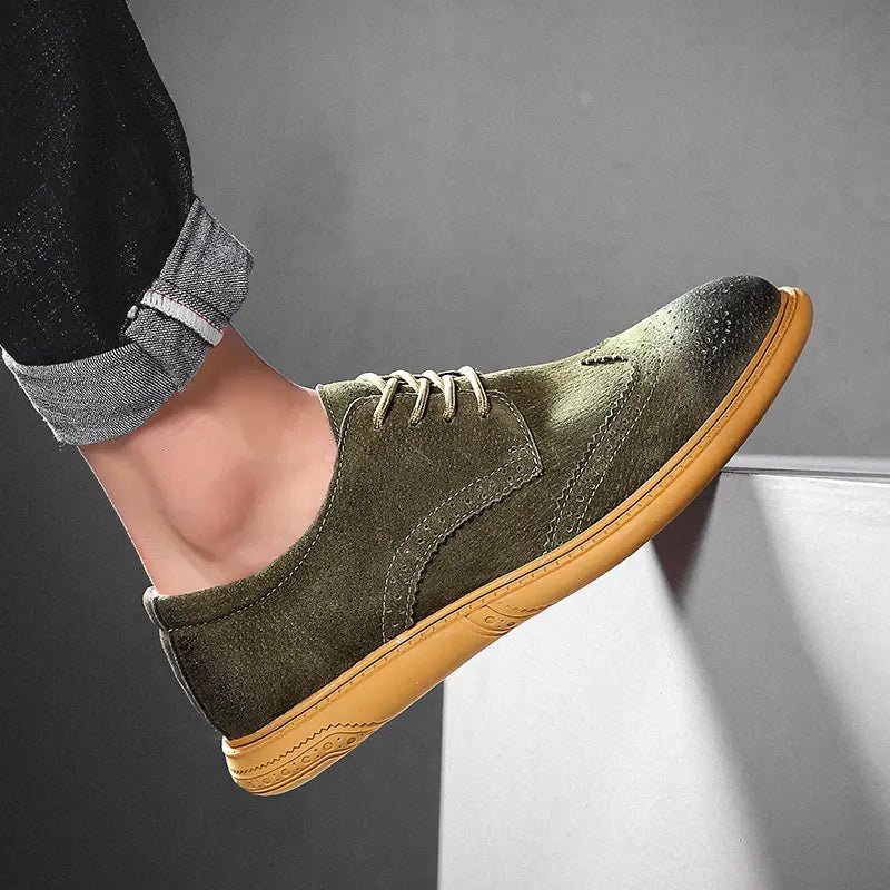 Men's Breathable Oxford Lace - Up Casual and Business Shoes - Harren Cole