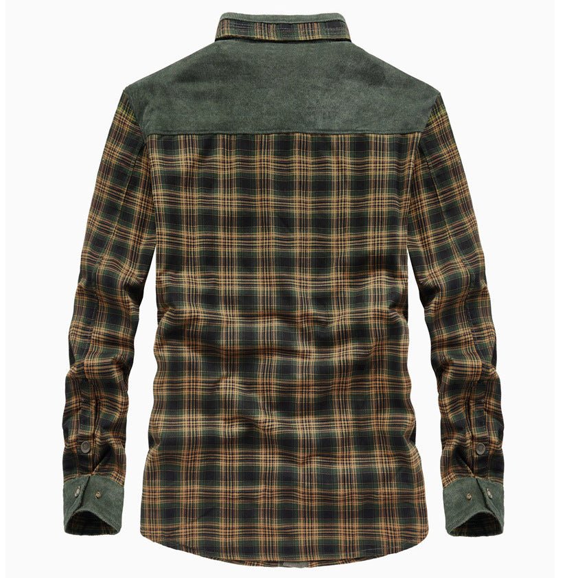 Men's Checked Shirt with Sherpa Lining - Harren Cole