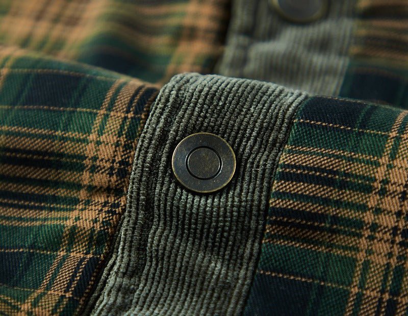Men's Checked Shirt with Sherpa Lining - Harren Cole