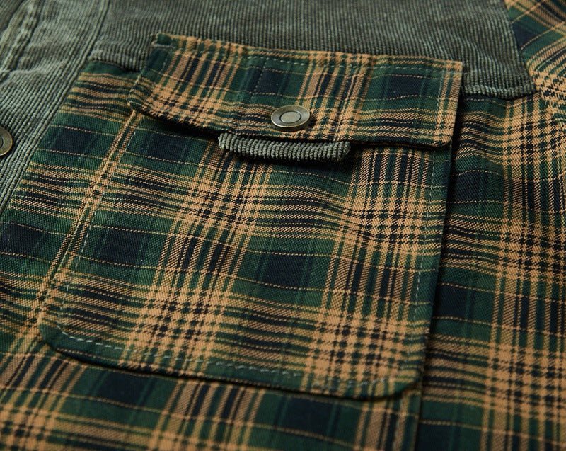 Men's Checked Shirt with Sherpa Lining - Harren Cole