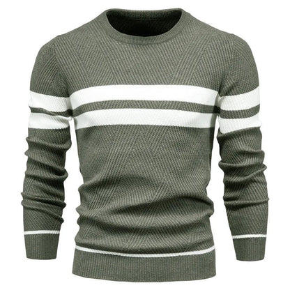 Men's Chunky Knit Sweater Thick Warm Pullover - Harren Cole