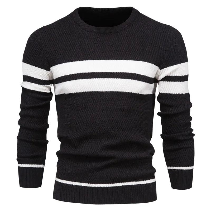 Men's Chunky Knit Sweater Thick Warm Pullover - Harren Cole