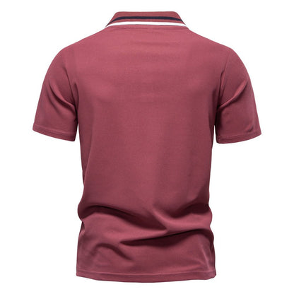 Men's Classic Polo Shirt with Chest Pocket - Harren Cole