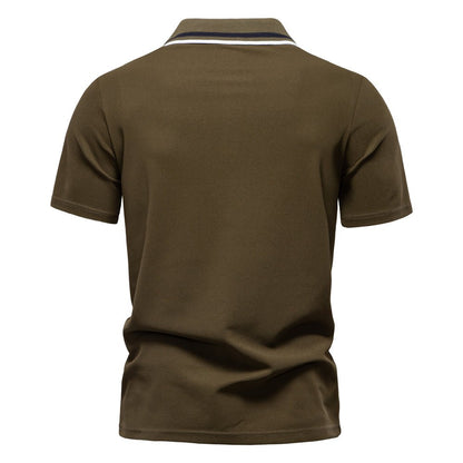 Men's Classic Polo Shirt with Chest Pocket - Harren Cole