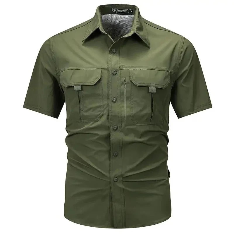 Men's Functional Short - Sleeve Performance Shirt - Harren Cole