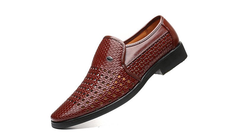 Men's Genuine Leather Business Dress Shoes - Harren Cole