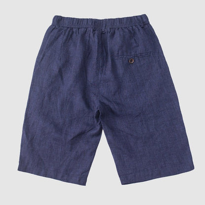 Men's High Waist Linen Shorts - Harren Cole