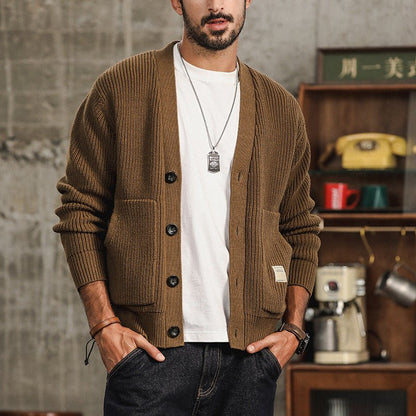 Men’s Knit Cardigan Sweater - Harren Cole