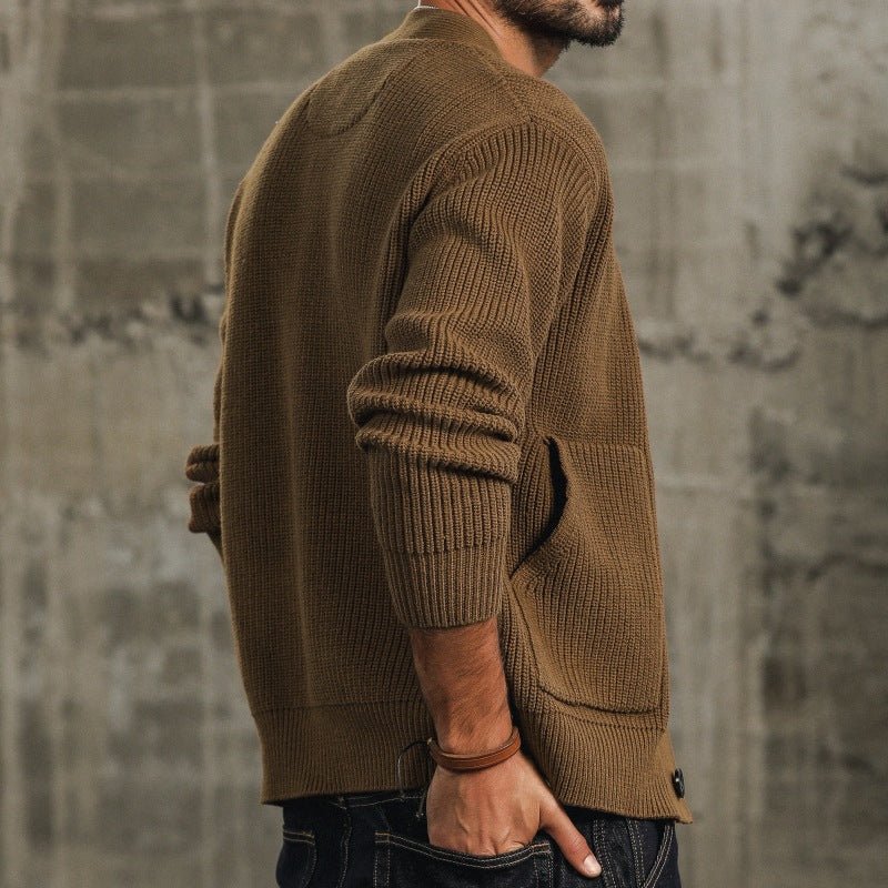 Men’s Knit Cardigan Sweater - Harren Cole