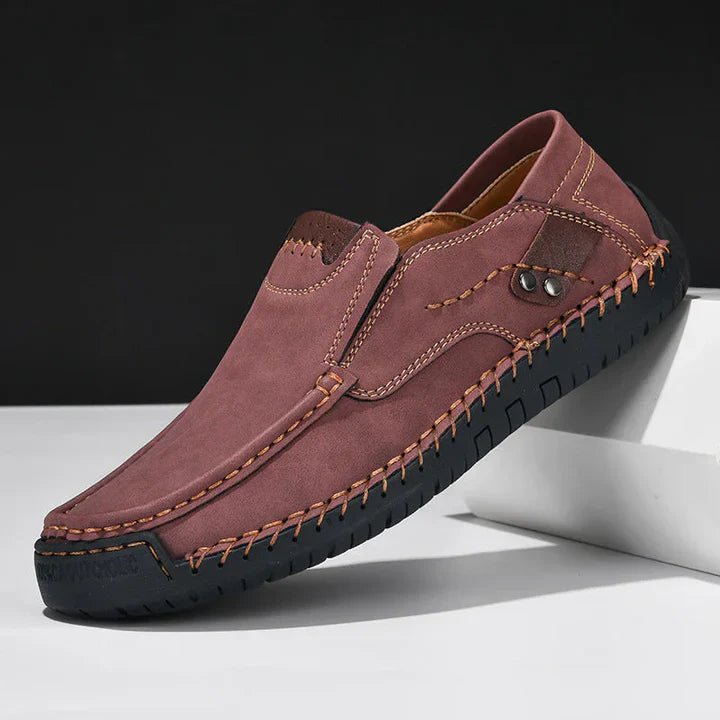 Men's Leather Dress Shoes with Non - Slip Sole - Harren Cole