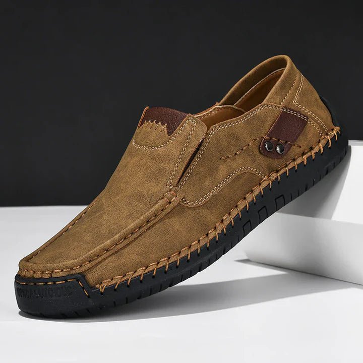 Men's Leather Dress Shoes with Non - Slip Sole - Harren Cole