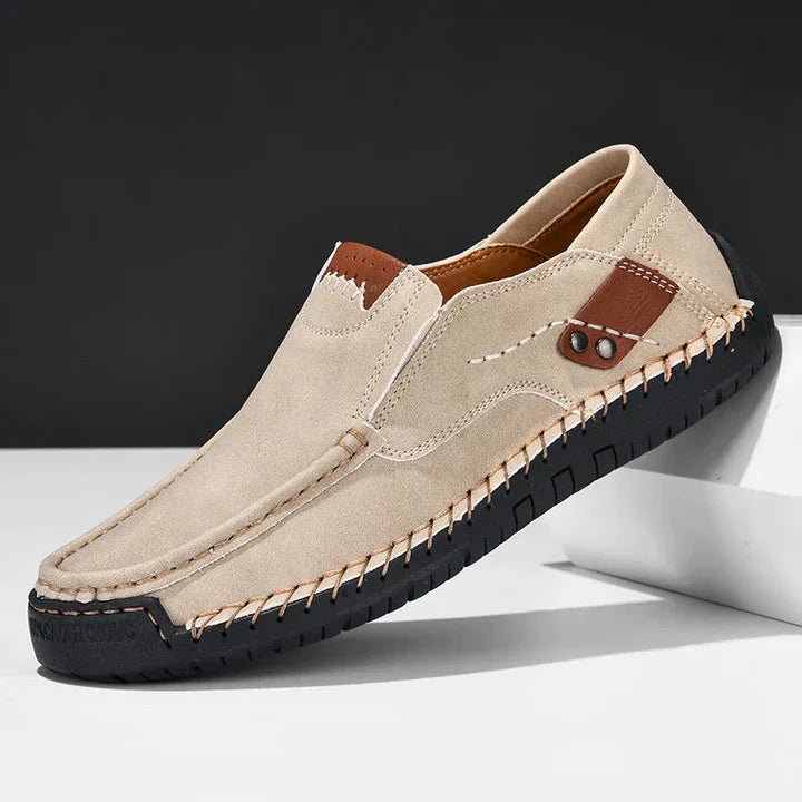 Men's Leather Dress Shoes with Non - Slip Sole - Harren Cole
