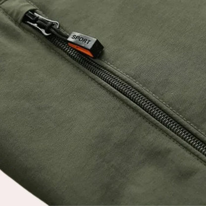 Men's Lightweight Breathable Cargo Jacket - Harren Cole