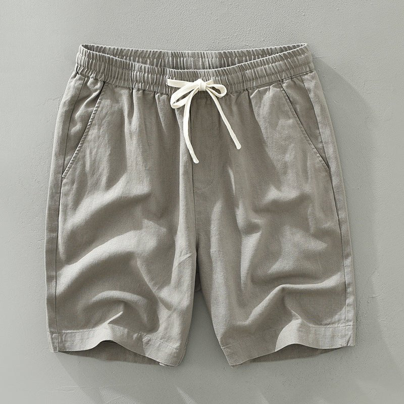 Men's Linen Islander Shorts Casual Summer Beachwear - Harren Cole