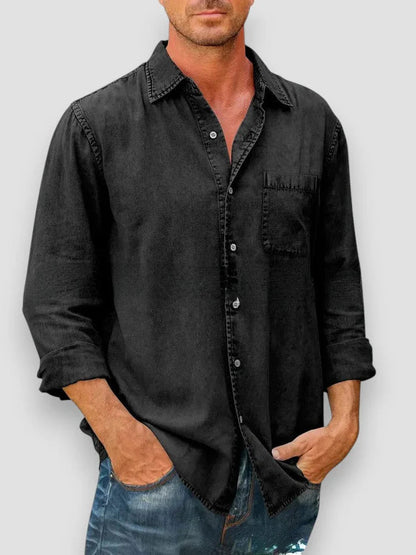 Men’s Long Sleeve Casual Shirt - Harren Cole