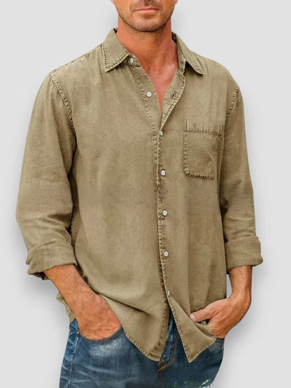 Men’s Long Sleeve Casual Shirt - Harren Cole