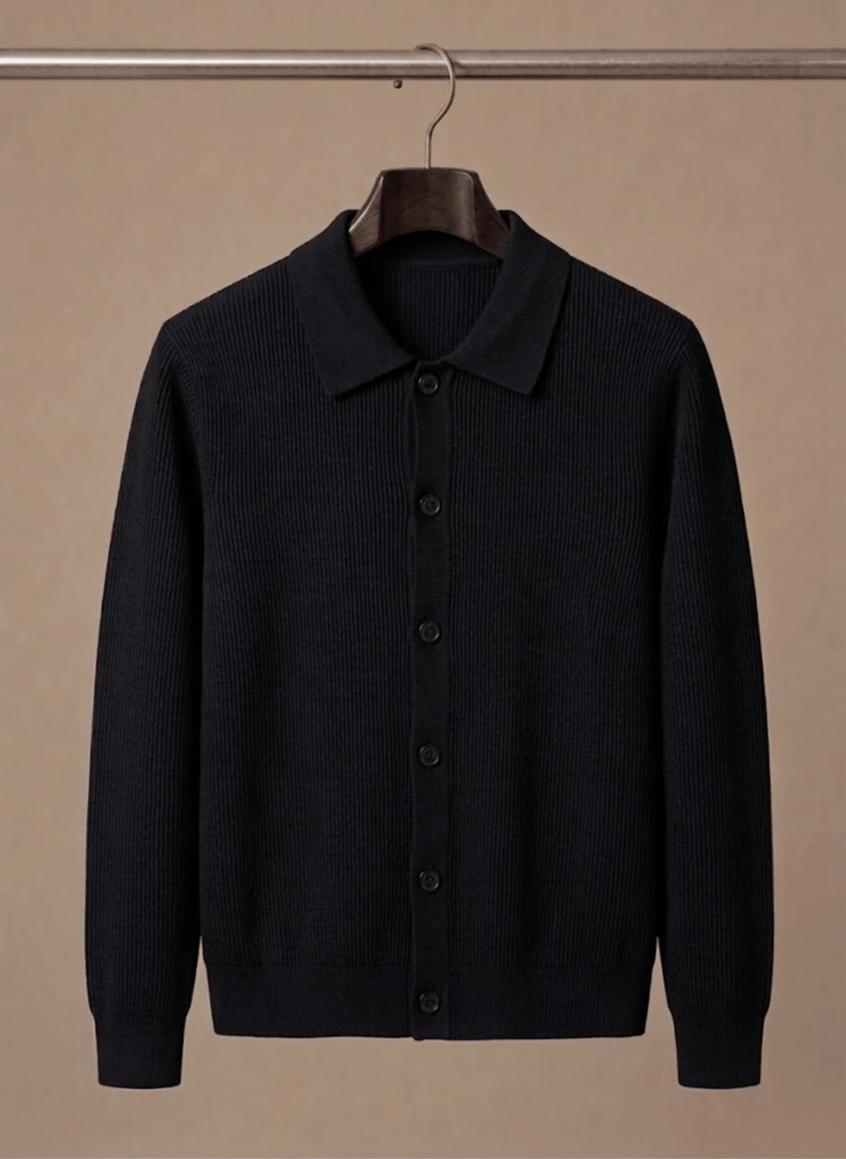 Men's Long-Sleeve Relaxed-Fit Cardigan - Harren Cole