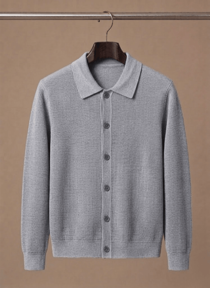 Men's Long-Sleeve Relaxed-Fit Cardigan - Harren Cole