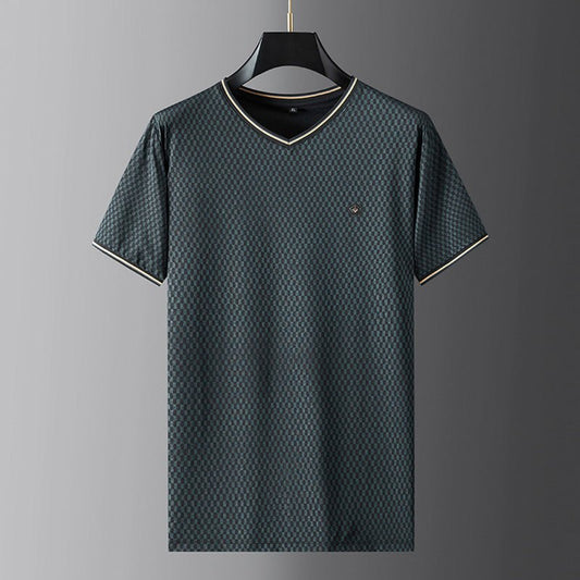 Men's Luxurious Crew Neck T-Shirt - Harren Cole
