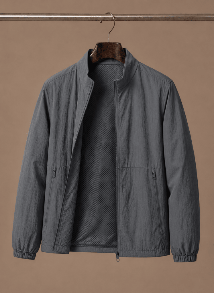 Men's Mesh-Lined Bomber Jacket - Harren Cole