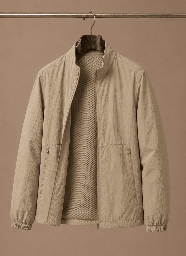 Men's Mesh-Lined Bomber Jacket - Harren Cole