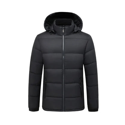 Men's Padded Hooded Jacket Winter Coat - Harren Cole