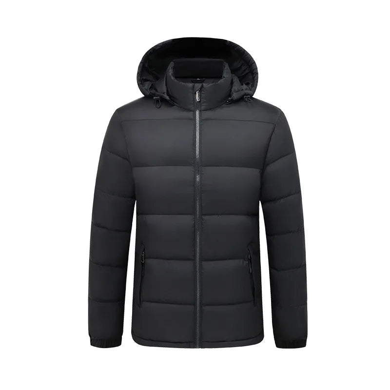 Men's Padded Hooded Jacket Winter Coat - Harren Cole