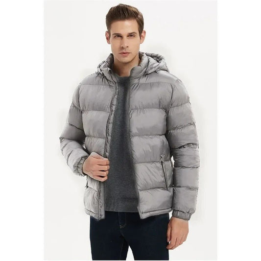 Men's Padded Hooded Jacket Winter Coat - Harren Cole