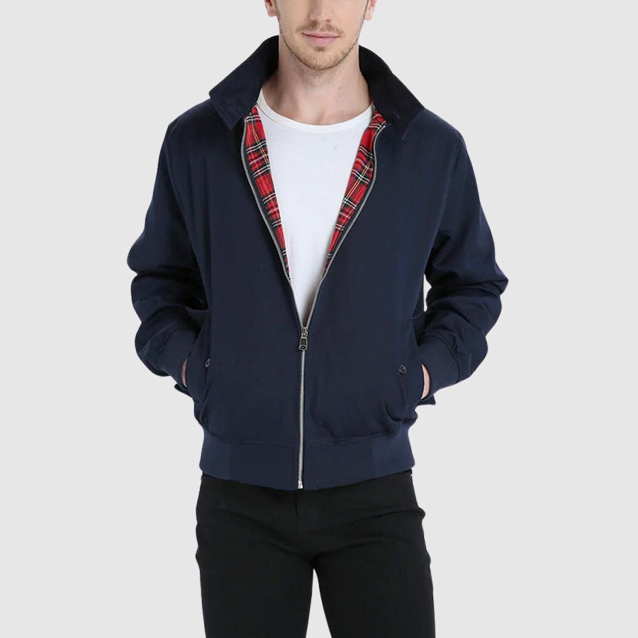Men's Retro Classic Leather Jacket - Harren Cole